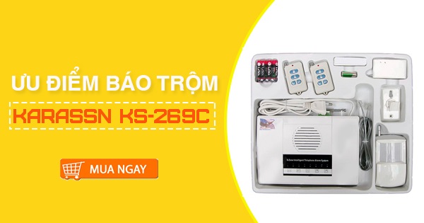 Báo trộm không dây KARASSN KS-269C có ưu điểm gì