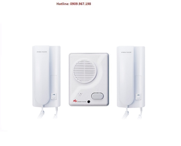Bộ chuông cửa HYUNDAI HDIP-200/HDR-201PS (Bộ chuông tiếng + Intercom nội bộ)