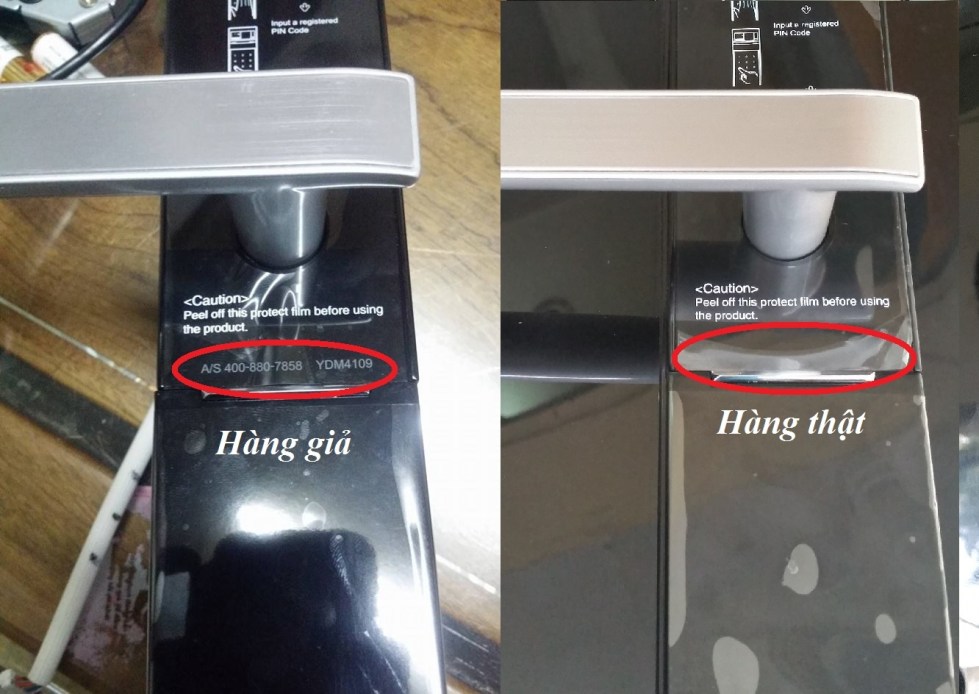 Hướng dẫn cách nhận biết khóa cửa điện tử Yale chính hãng