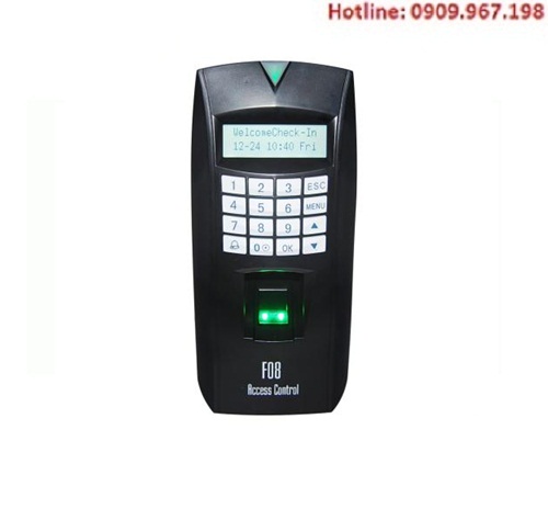 Máy chấm công vân tay, thẻ cảm ưng MITA F08