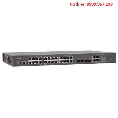 SWITCH POE 24 CỔNG 100M HIKVISION DS-3D2228P