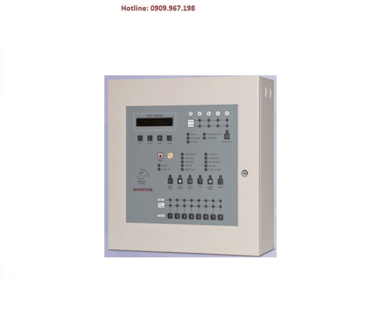 Trung tâm báo cháy 8 vùng HORING AH-03312-8L